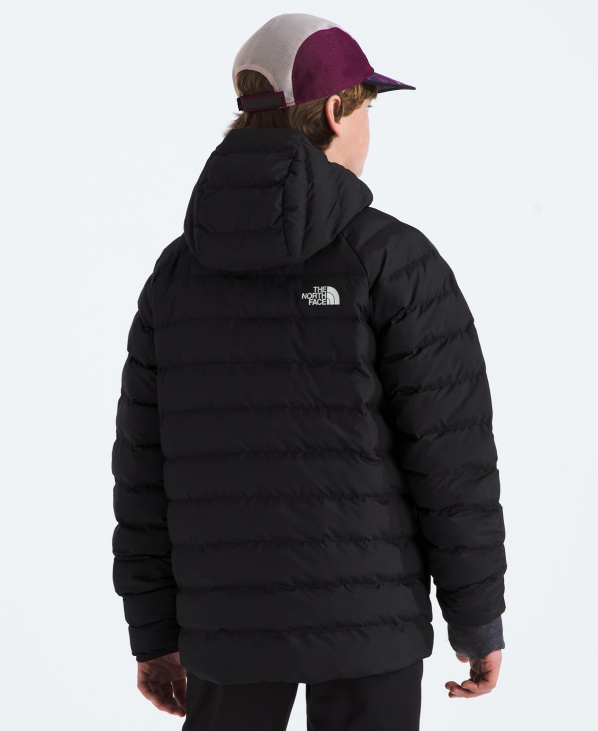 The North Face Kids' Perrito Reversible Water Repellent Jacket In Black