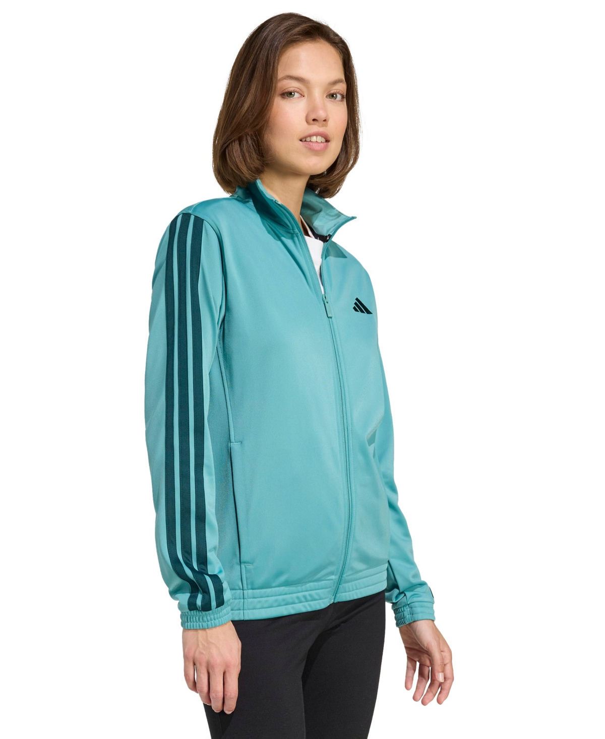 Adidas Originals Women's Tricot 3-stripes Track Jacket In Blue