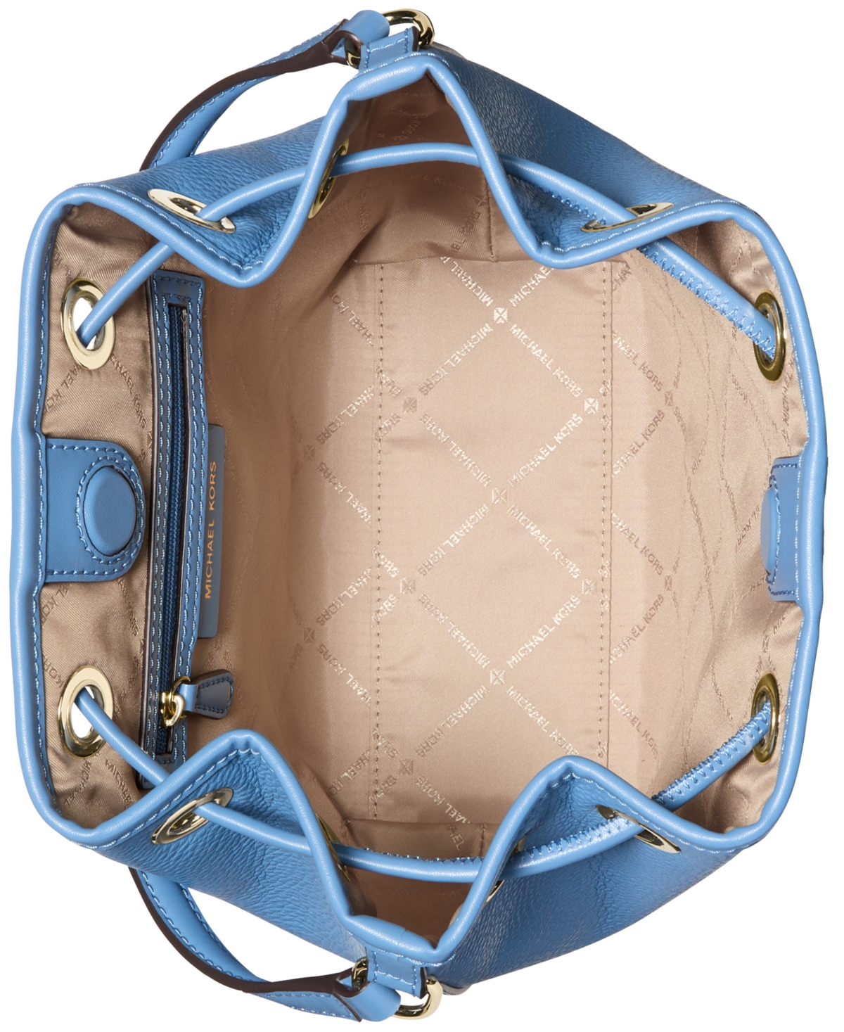 Michael Kors Women's Avery Bucket Messenger Handbag In Blue