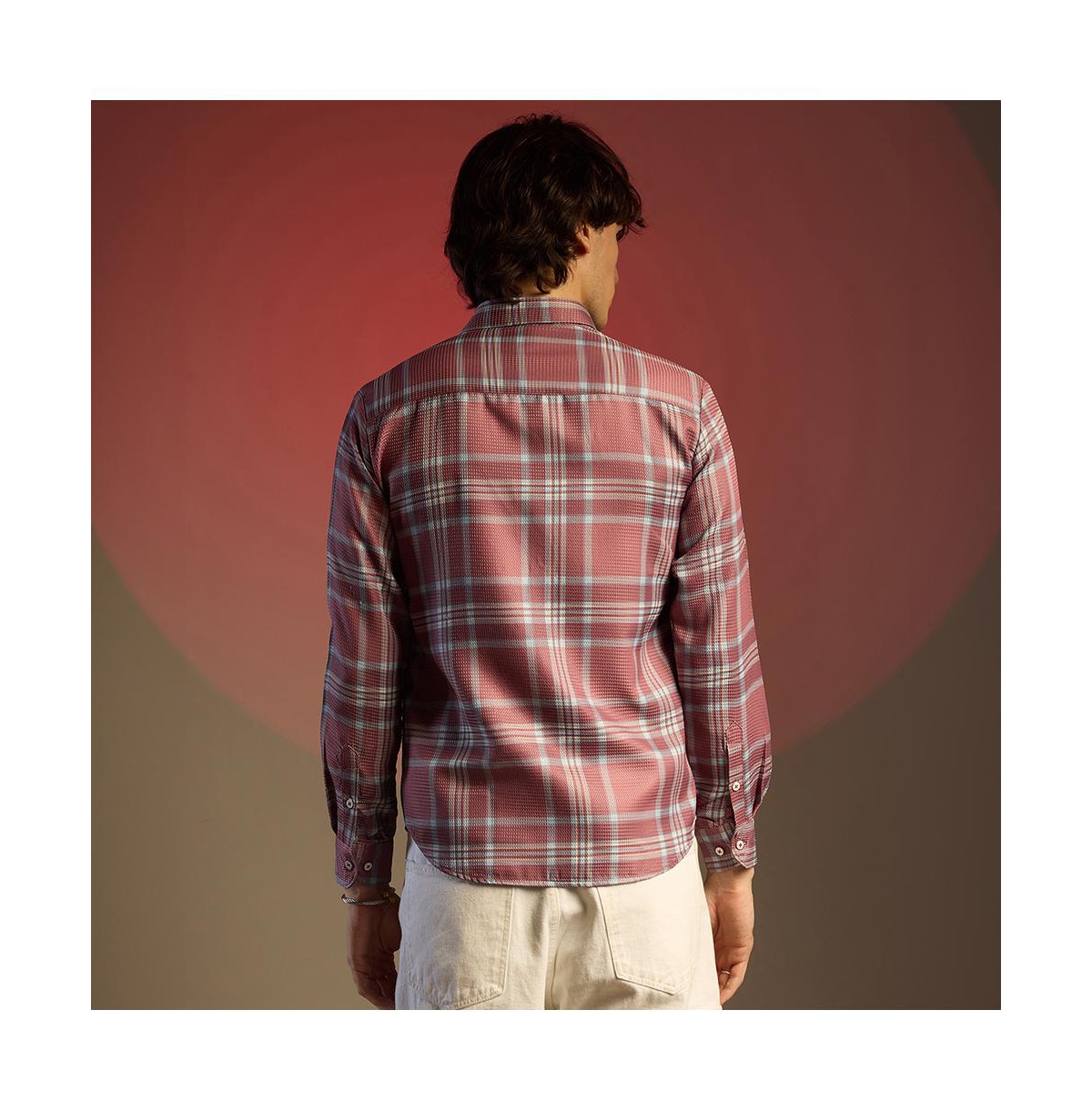 Campus Sutra Men's Tartan Plaid Shirt