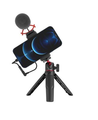 simorr Vigor VK-40 Vlog Tripod Kit with Wave S1 Lite Microphone