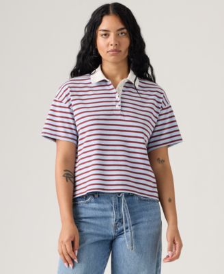 Levi's - Women's Cotton Aries Rugby Polo Top