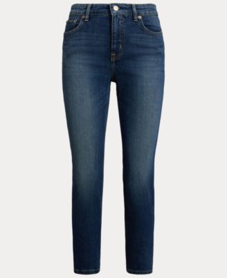 Women's High-Rise Straight Ankle Jeans