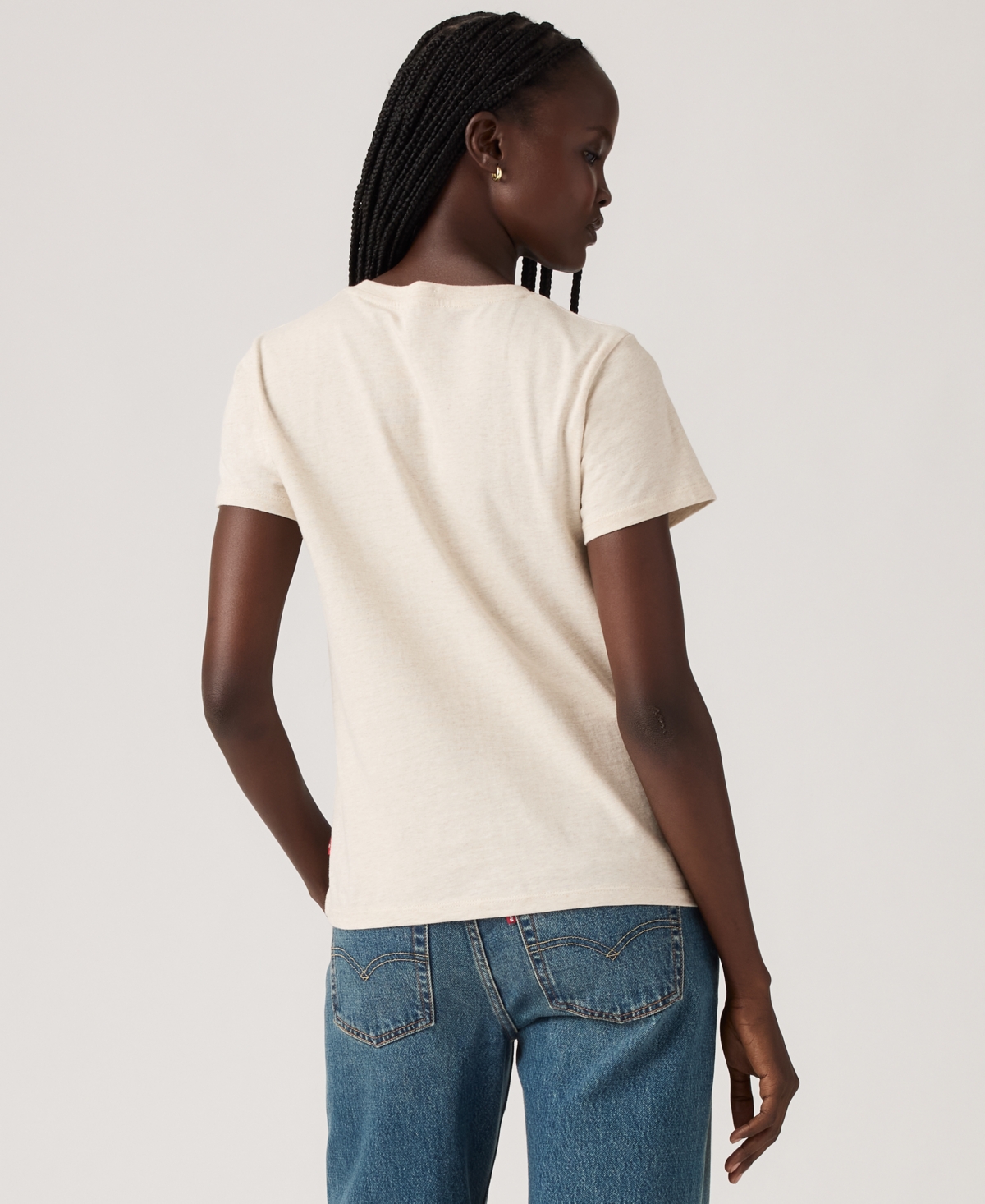 Levi's Women's Perfect Graphic Logo Cotton T-shirt In Neutral