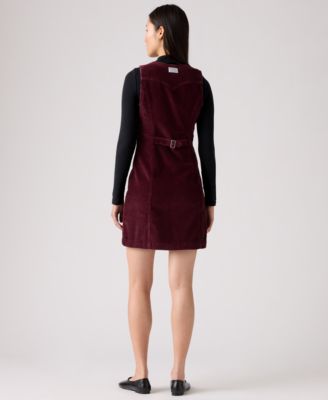 Women's Vianna Denim Button-Front Vest Dress