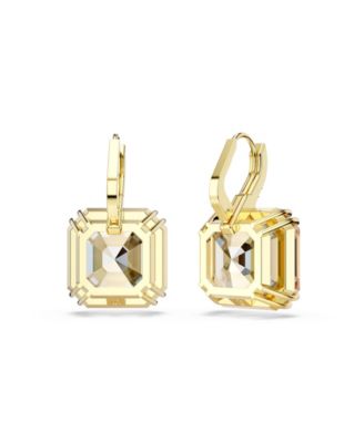 Millenia Gold-Tone Plated Drop Earrings