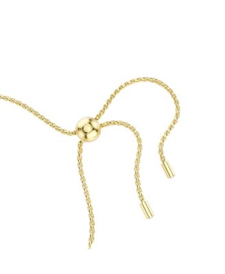 Swaroski Matrix Gold-Tone Plated Tennis Bracelet