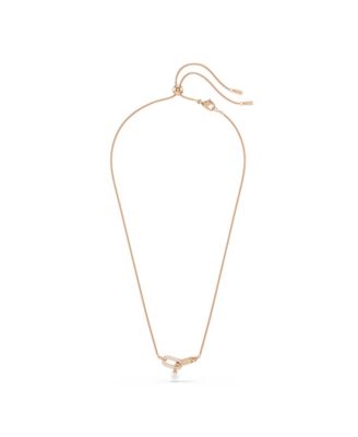 Constella Rose Gold-Tone Plated Pendant Necklace