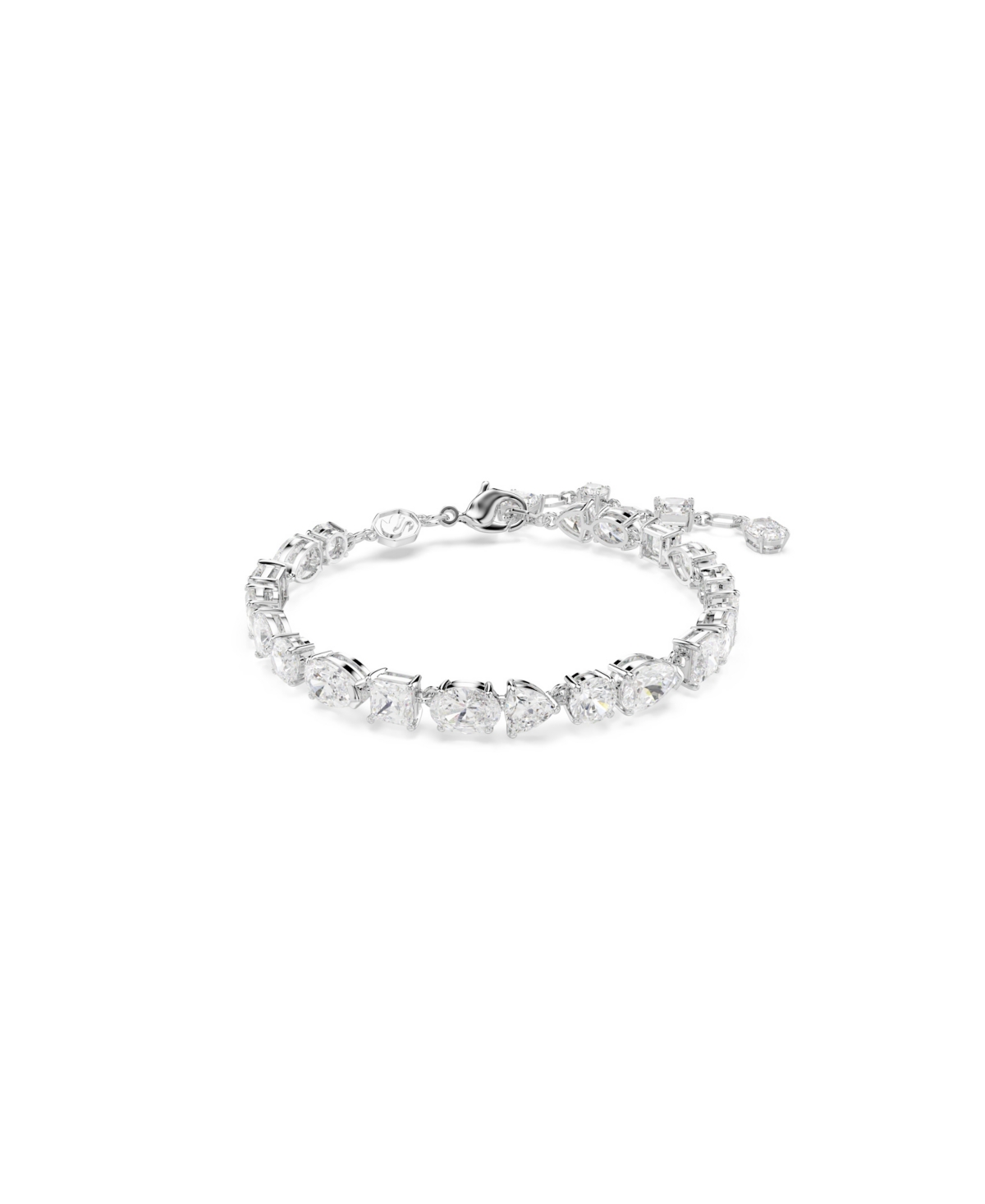 Swarovski Swaroski Mesmera Rhodium Plated Bracelet In Metallic