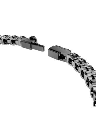 Swaroski Matrix Ruthenium Plated Tennis Bracelet
