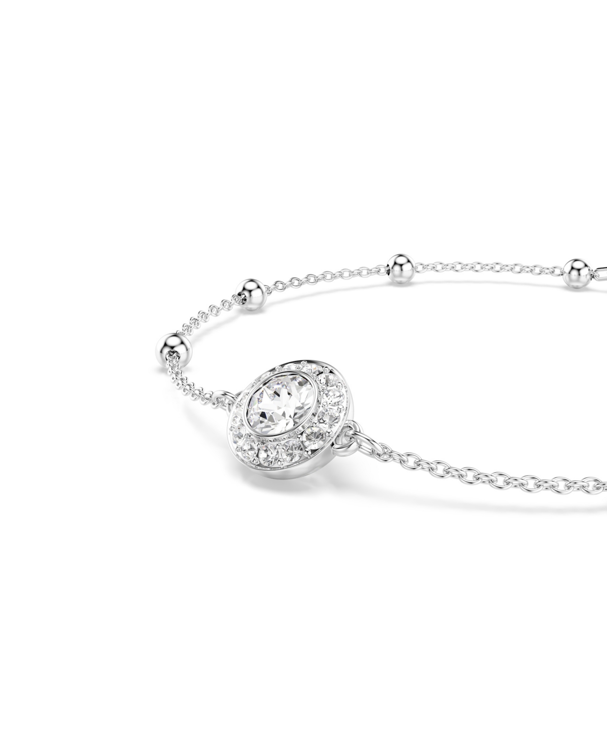 Swarovski Swaroski Una Angelic Rhodium Plated Bracelet