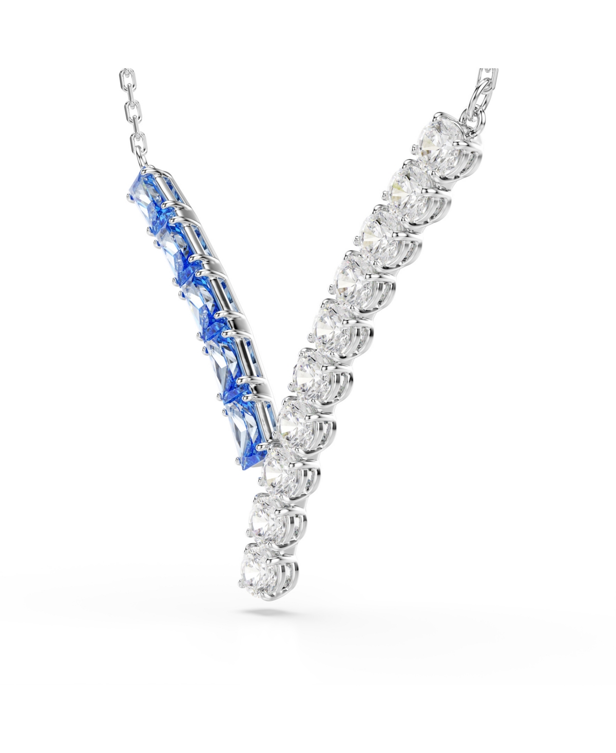Swarovski Matrix Rhodium Plated Pendant Necklace