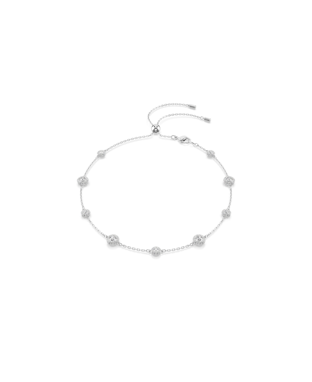 Swarovski Rhodium Plated Crystal Una Angelic Necklace
