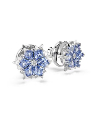 Magic  Rhodium Plated Stud Earrings