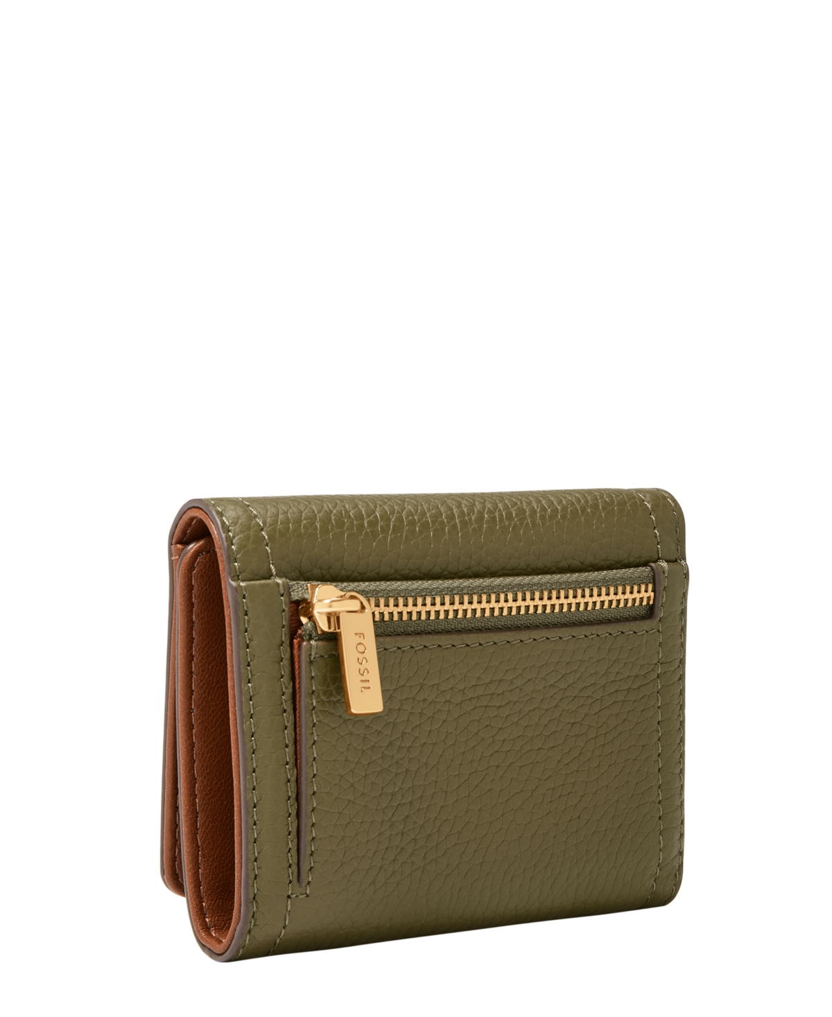 Fossil Logan Rfid Trifold Wallet In Green