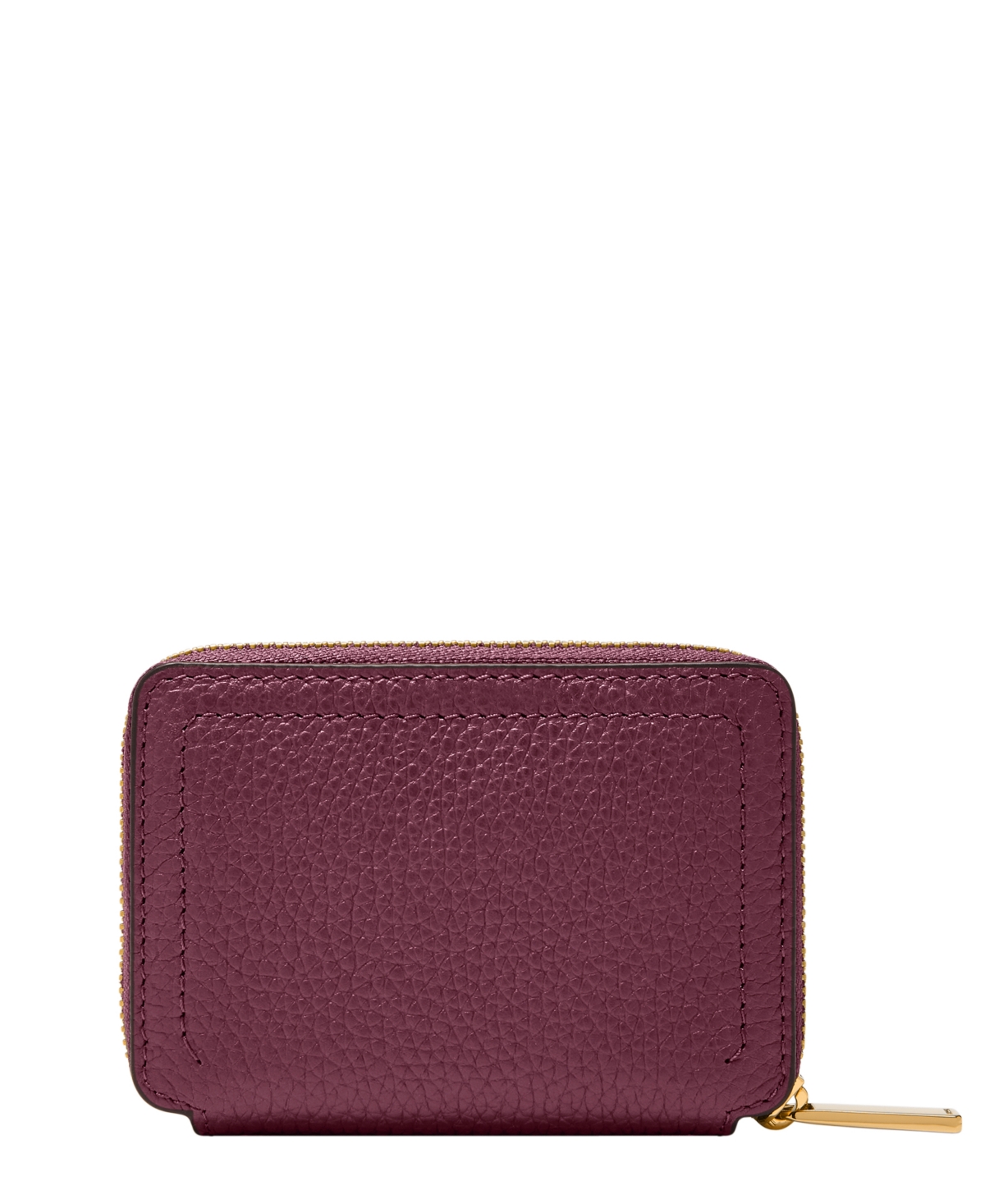 Fossil Logan Rfid Zip Around Card Case In Purple