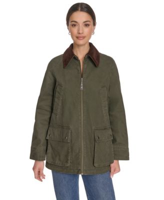 Women's Front Zipper Barn Jacket