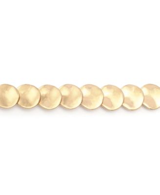 Gold Heirloom Charms Disc Bracelet
