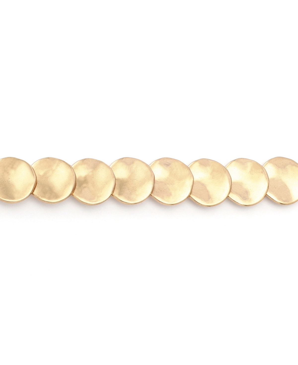 Robert Lee Morris Soho Gold Heirloom Charms Disc Bracelet