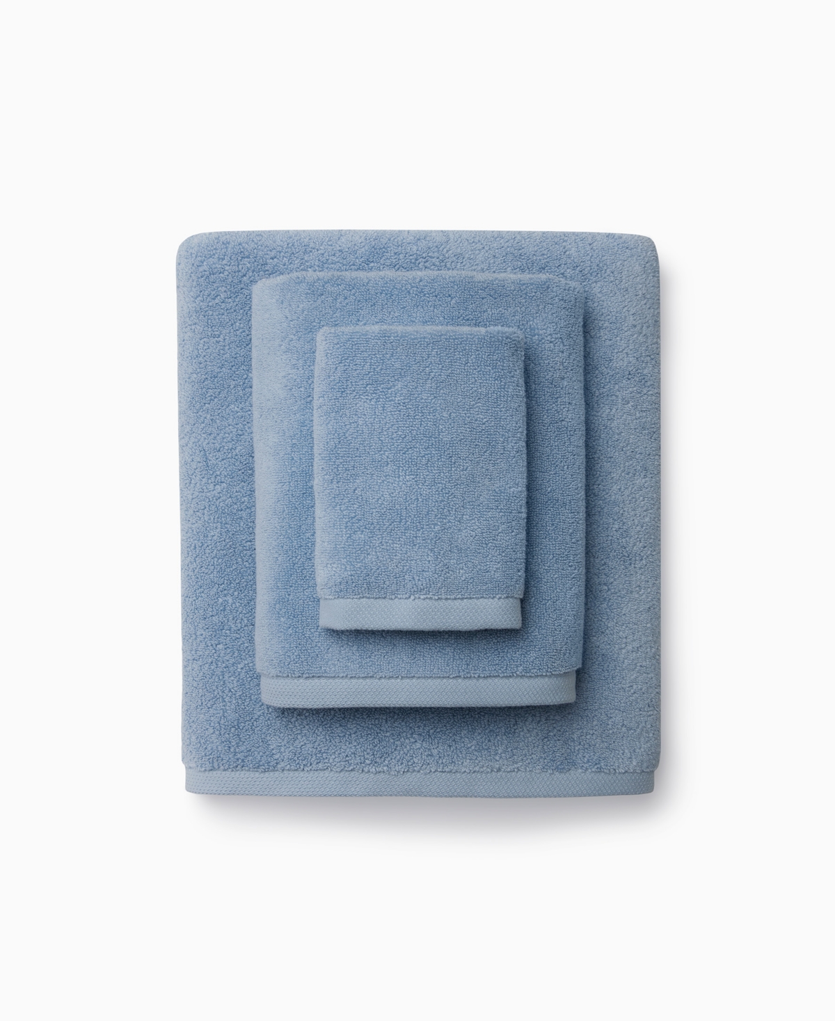 Sferra Cielo Cotton Hand Towel, 20" X 30" In Blue