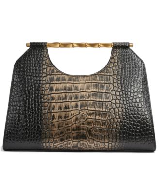 Women's Commack Metallic Croco Clutch