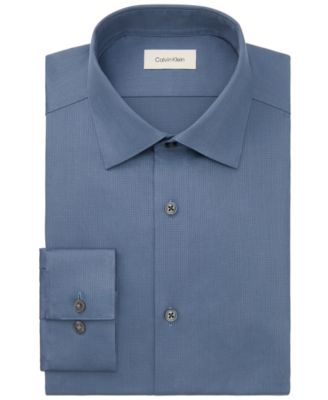 Calvin Klein Men's Steel Plus Regular Fit Dress Shirt
