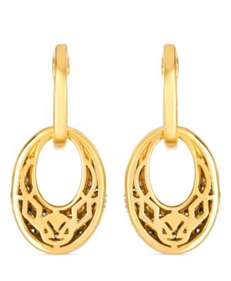 Vanilla and Chocolate Drop Earrings (0.62 ct. t.w) in 14K Honey Gold