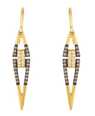 Nude Diamond Drop Earrings (0.26 ct. t.w.) in 14K Honey Gold
