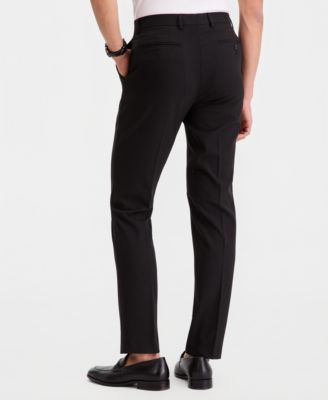 Men's Slim-Fit Solid Dress Pants