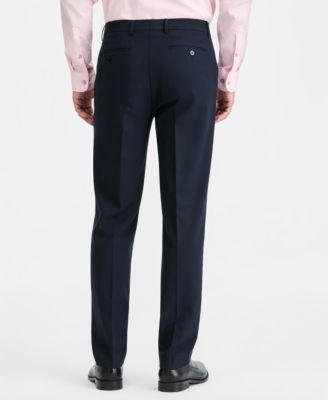 Men's Slim-Fit Solid Dress Pants