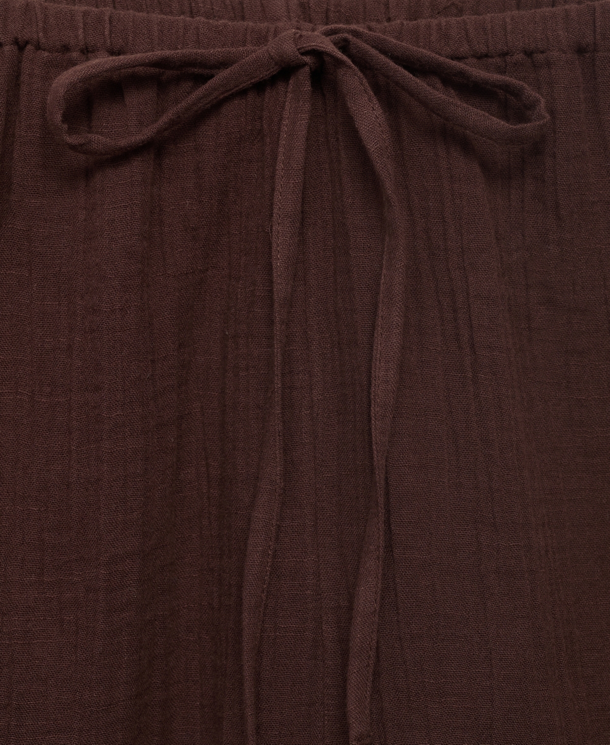 Mango Drawstring Cotton Shorts In Brown