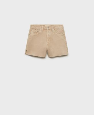 Women's Frayed Hem Denim Shorts