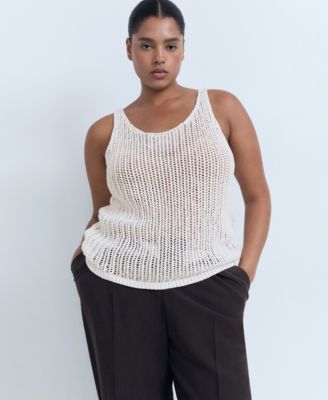 Women's Straps Crochet Top