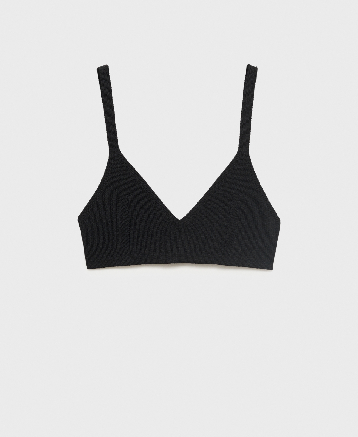 Mango Women's Knitted Crop Top
