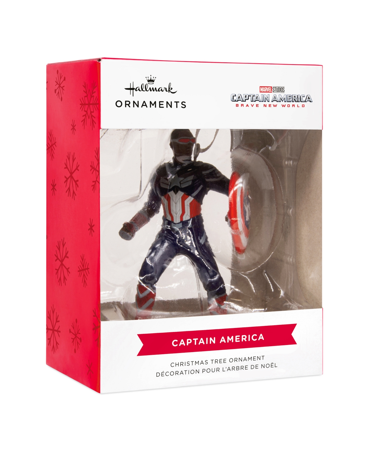 Hallmark Marvel Studios Captain America: Brave New World Sam Wilson Christmas Tree Ornament In Multi