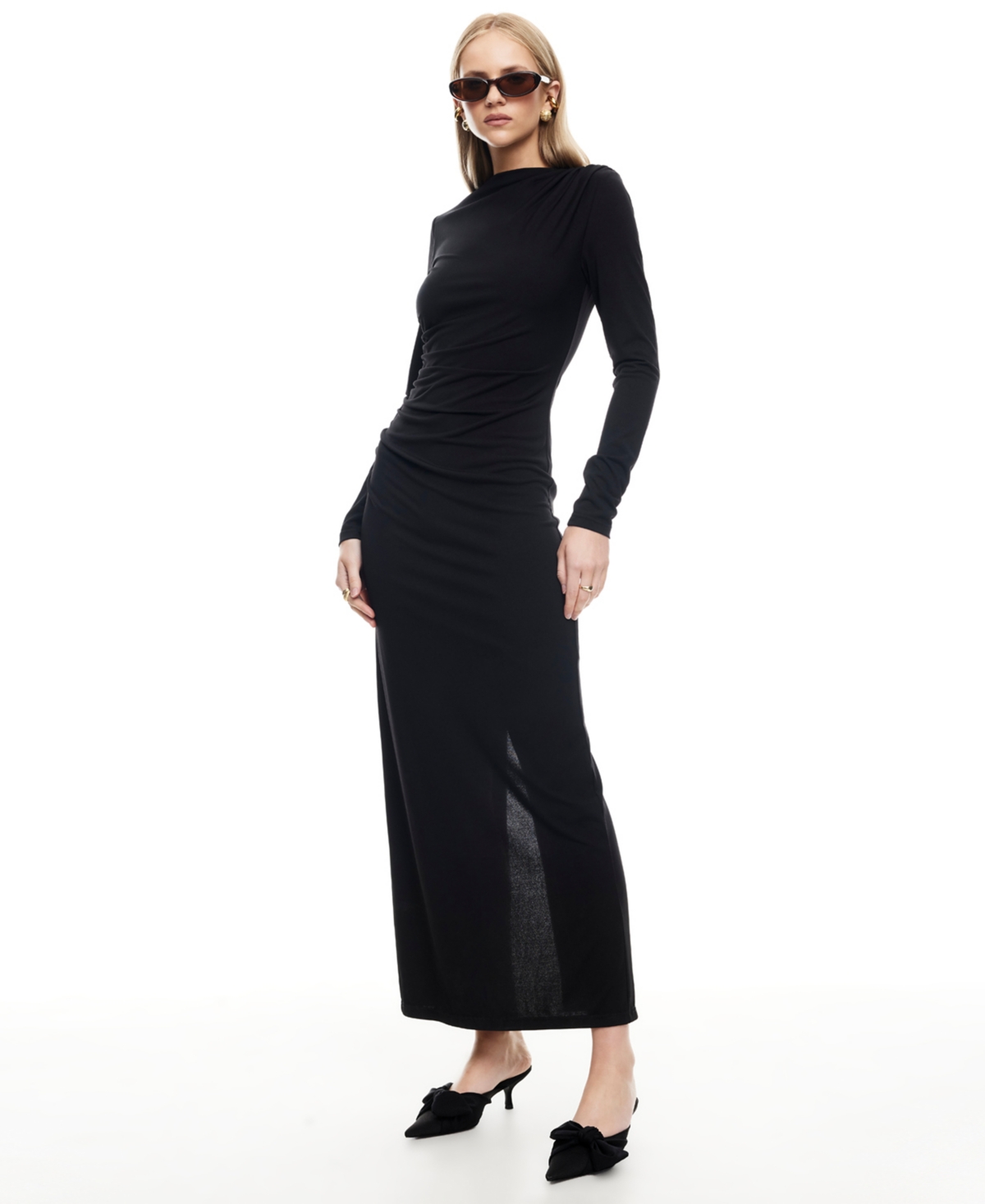 Lioness Women's Contour Maxi Pull-on Dress In Black