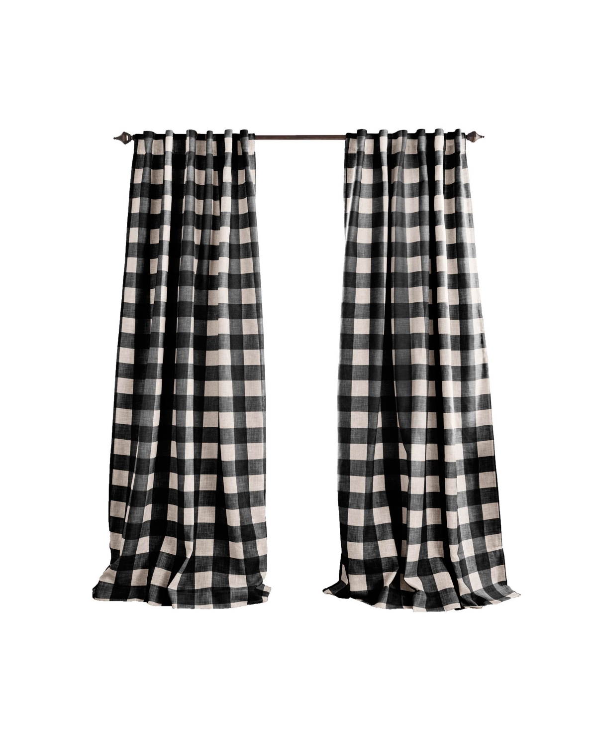 Elrene Home Fashions Grainger Buffalo Check Blackout Window Curtain