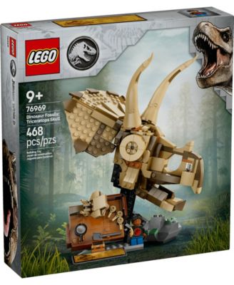 Jurassic World Dinosaur Fossils Triceratops Skull Model Set