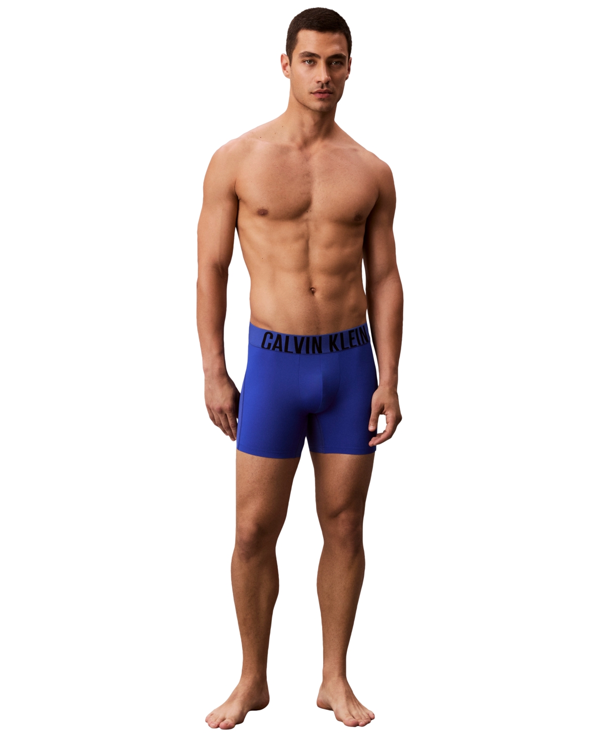 Calvin Klein Men's Intense Power Boxer Briefs In Blue
