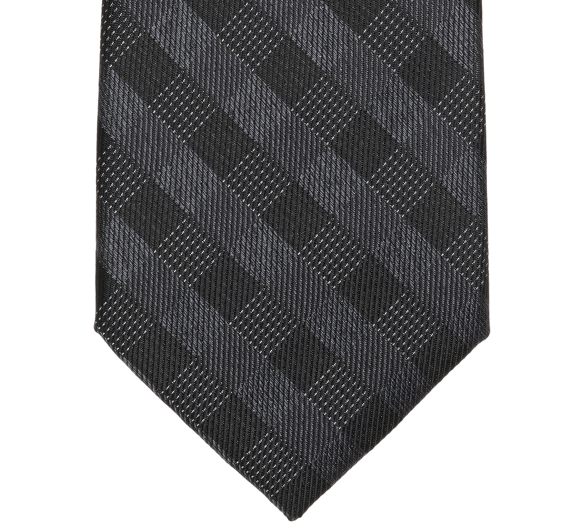 Michael Kors Men's Saige Check Classic Tie In Black