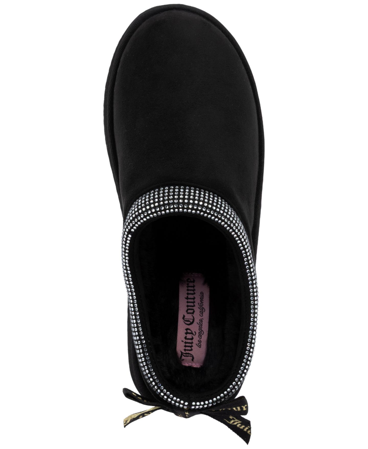 Женские сабо Juicy Couture Olyana Closed Toe Clog Slipper, цвет: Чёрный — фото 4