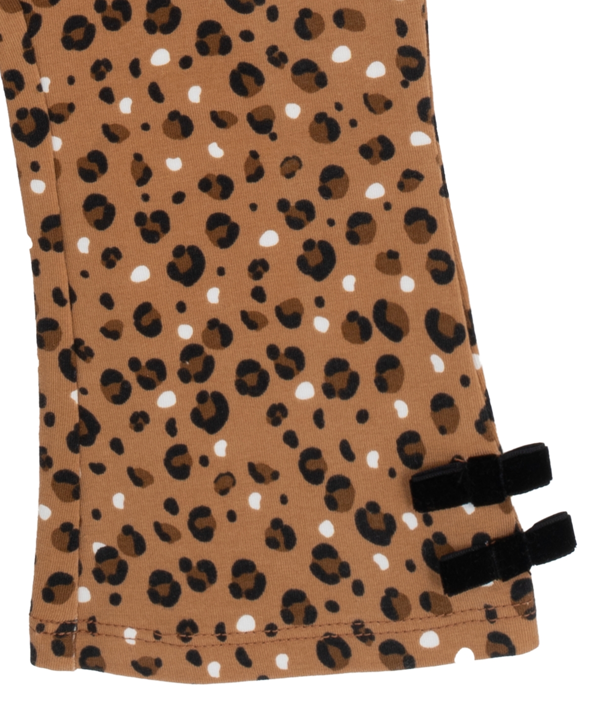 Rare Editions Baby Girl Cheetah Applique Sweatershirt With Flared Leggings, 2 Pc In Multi