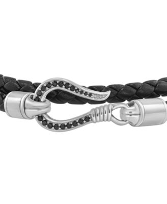 Black Spinel Bracelet (1/2 ct. t.w.) in Sterling Silver