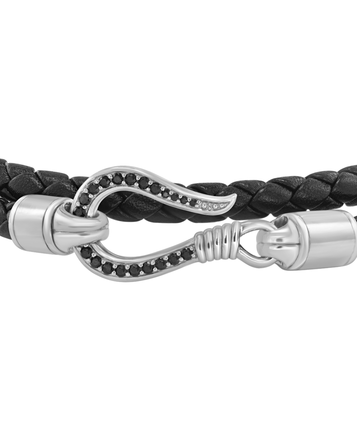 Effy Collection Black Spinel Bracelet (1/2 Ct. T.w.) In Sterling Silver In Black