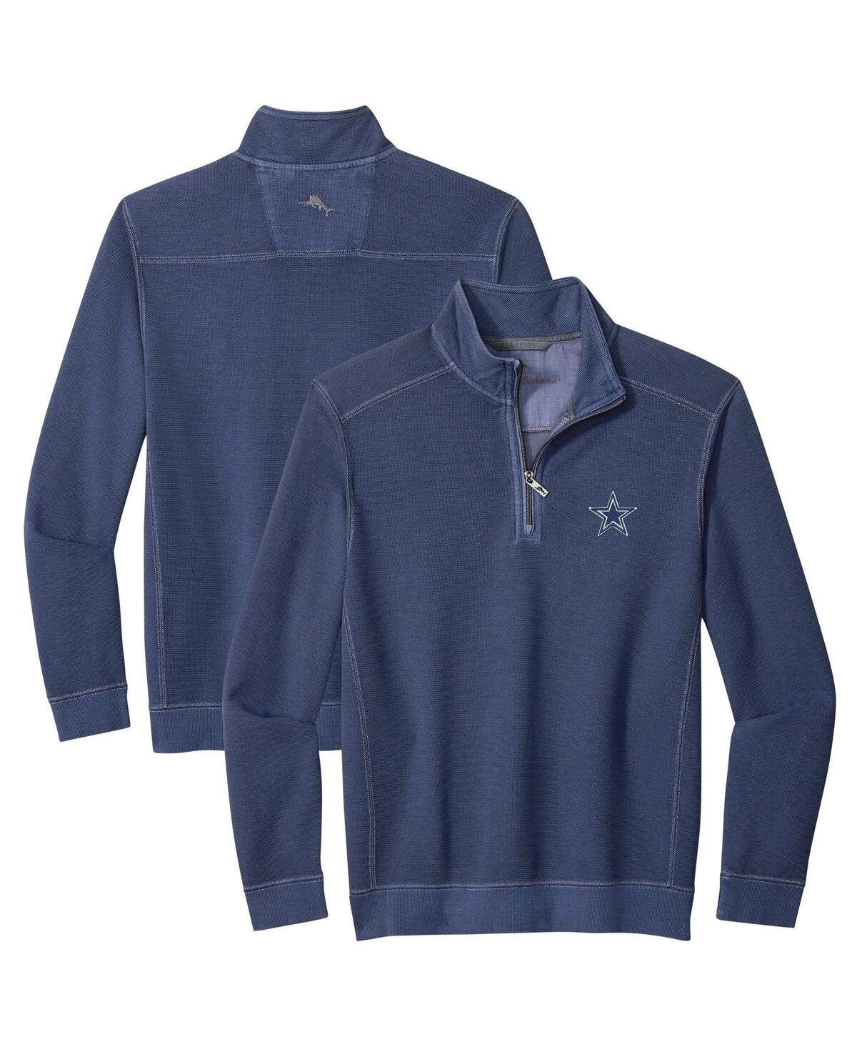 Tommy Bahama Men's Navy Dallas Cowboys Sport Tobago Half-Zip Pullover