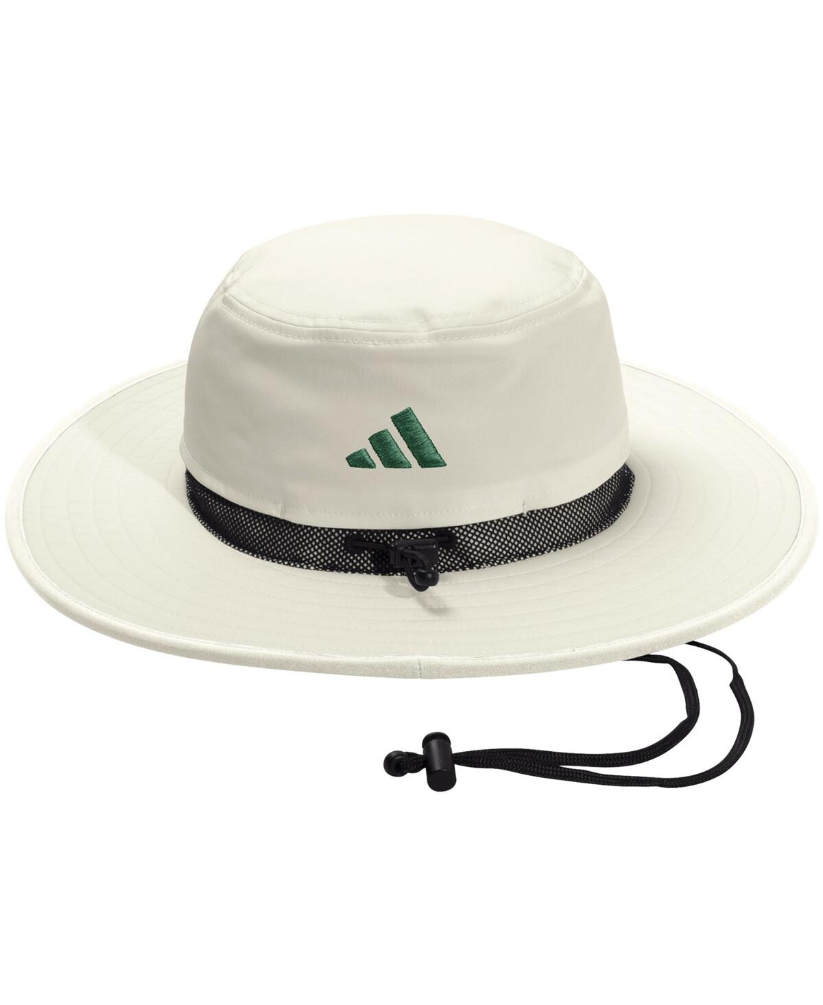 Adidas Originals Men's And Women's Cream Miami Hurricanes Wide Brim Boonie Bucket Hat In White