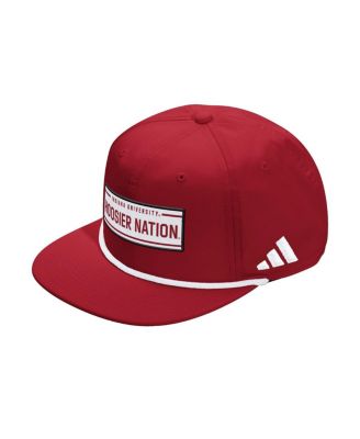 adidas - Men's and Women's Crimson Indiana Hoosiers Locker Room Rope Adjustable Hat