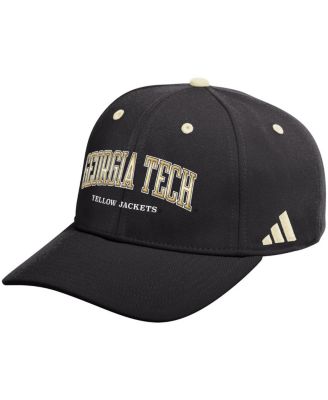 adidas - Men's Black Georgia Tech Yellow Jackets Seasonal Flex Hat