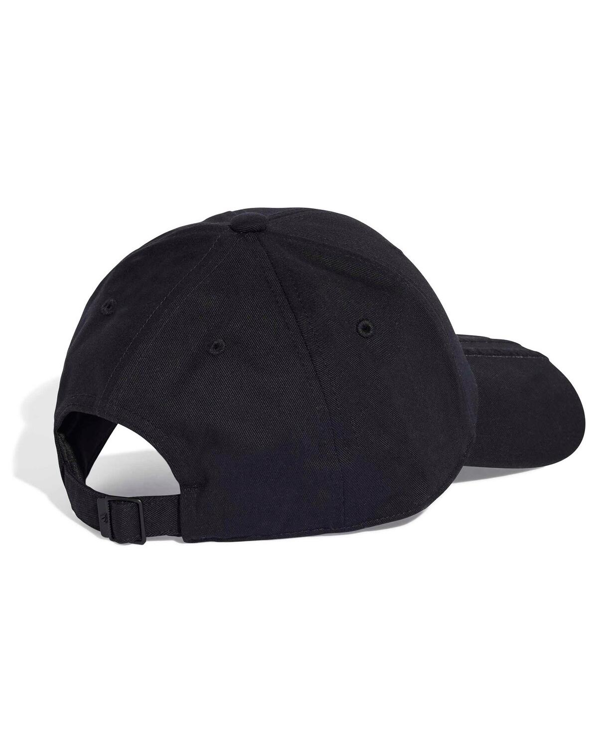 Adidas Originals Men's And Women's Black Liverpool Three-stripe Dad Adjustable Hat In Black