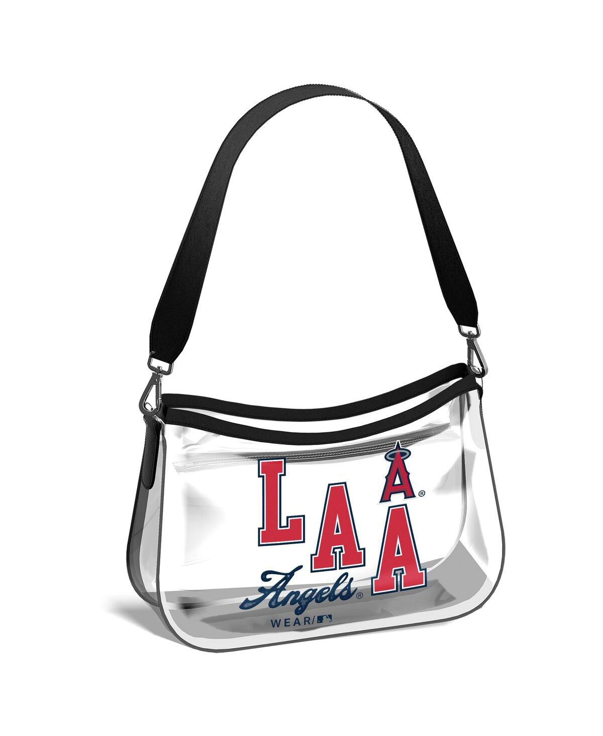 Wear By Erin Andrews Los Angeles Angels Clear Stadium Mini Purse In Transparent